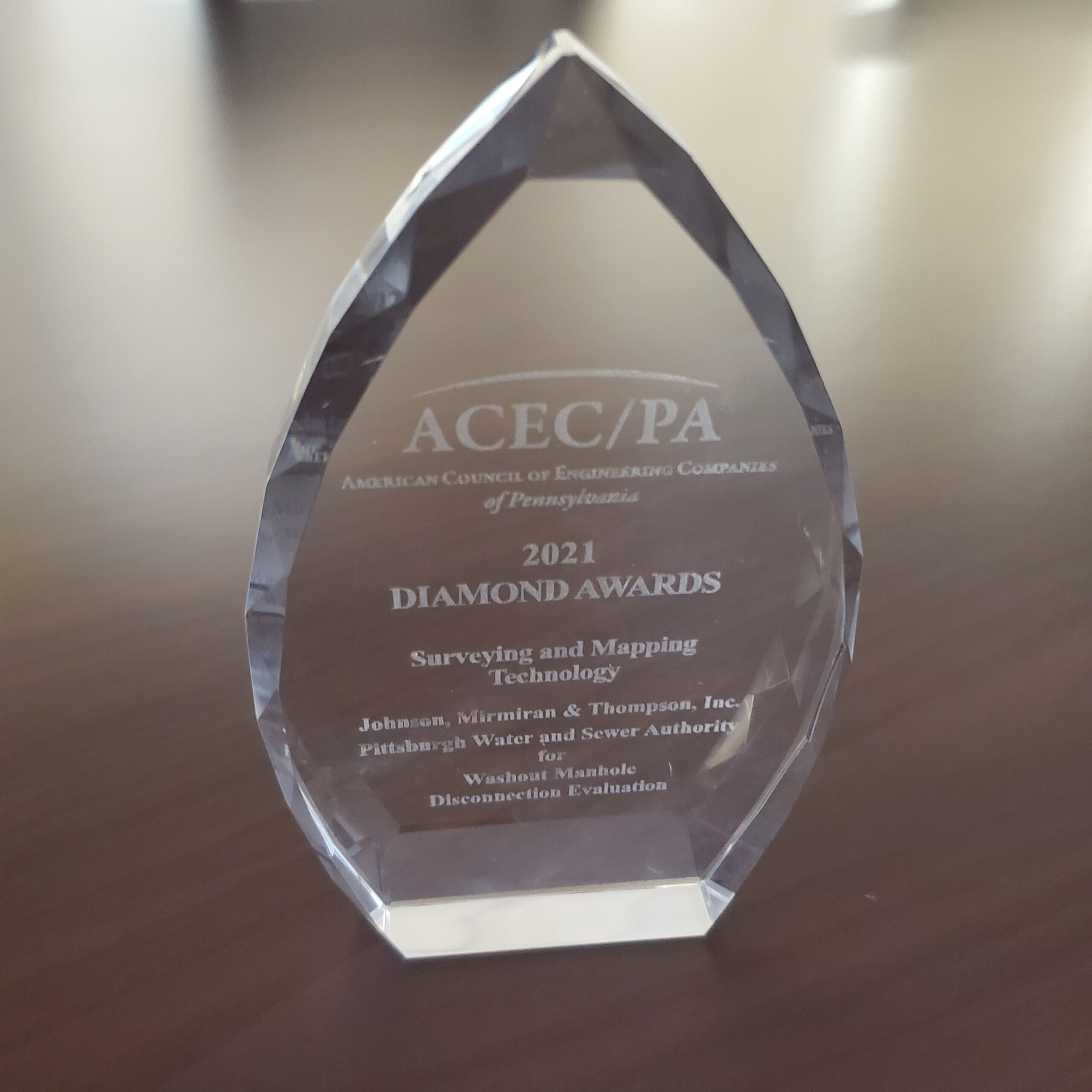 ACECPA Diamond Award PWSA JMT