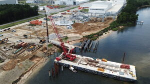 Nexans Marine Terminal – during construction