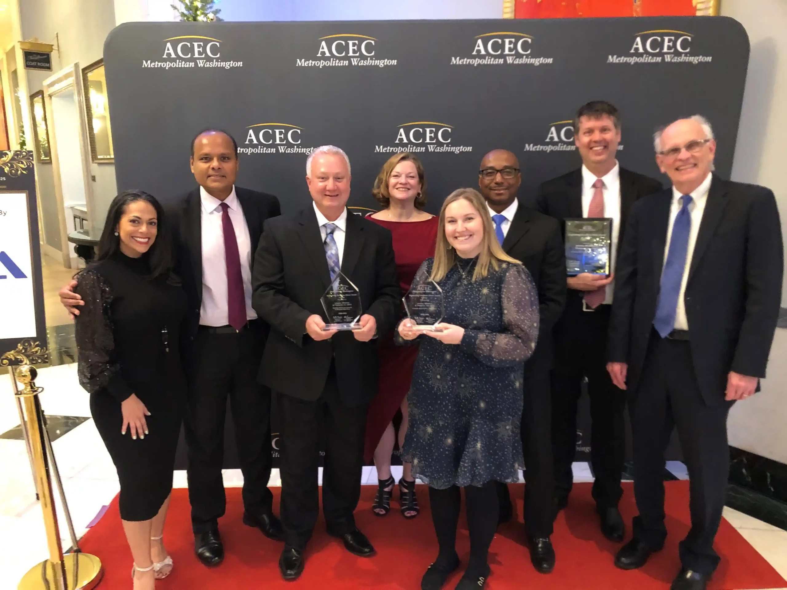 Group of individuals at ACEC MW Engineering Excellence Awards