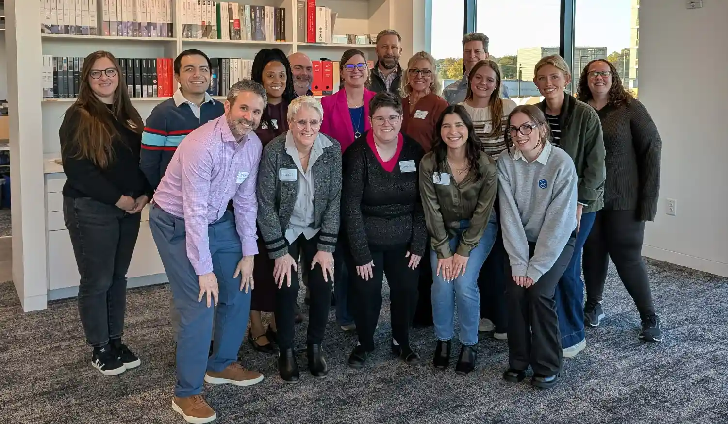 JMT and Clark Nexsen staff in a group photo.