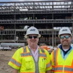 JMT Employees at the Towson High School Topping Out Ceremony