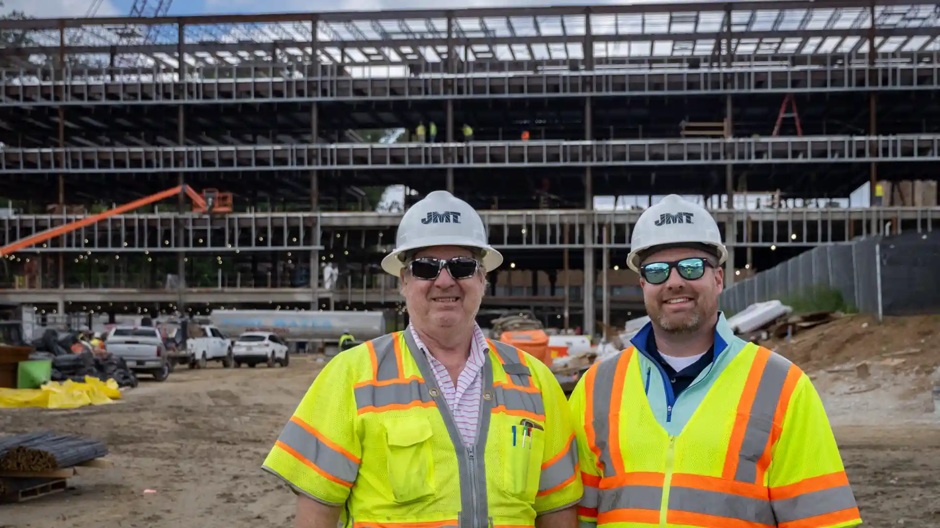 JMT Employees at the Towson High School Topping Out Ceremony